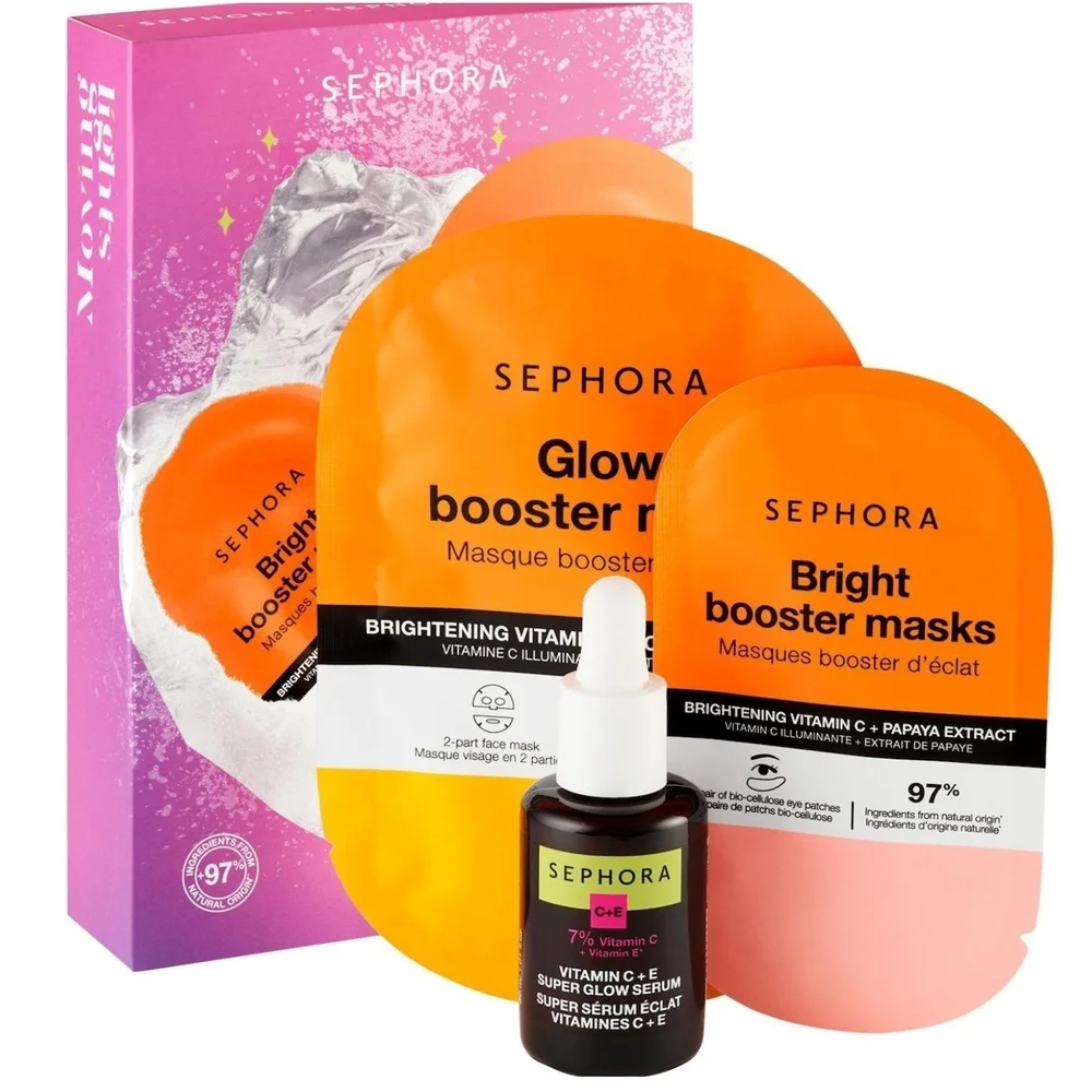 Sephora Glow Booster Masks and Serum Set